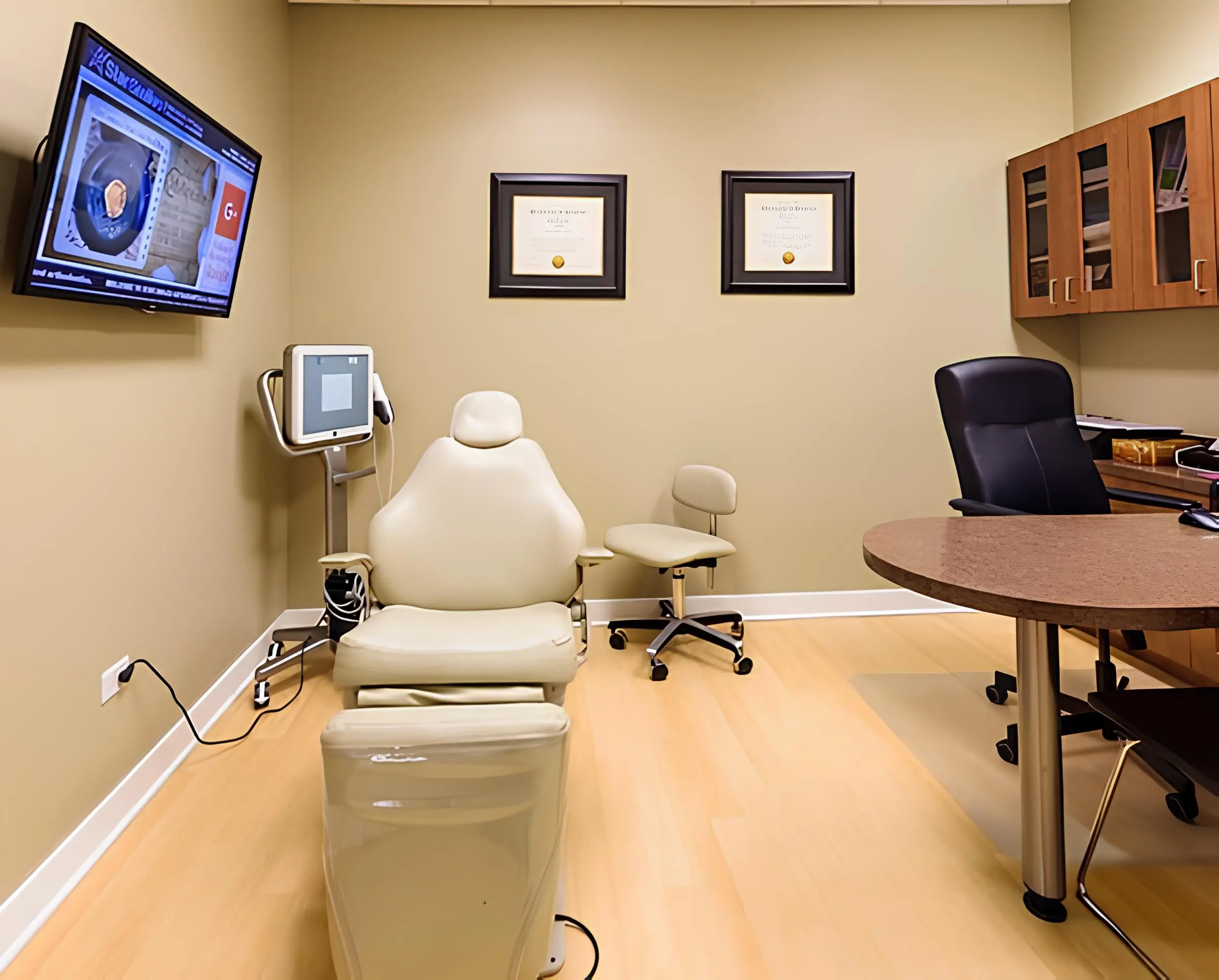 At Star Smiles Orthodontics and Pediatric Dentistry in Bloomingdale and Naperville, IL the modern dental clinic and exam chairs for diagnosis and treatment tongue thrust patients.