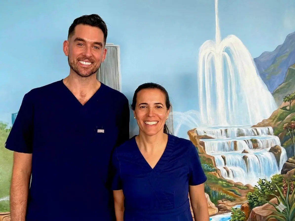Board-certified pediatric doctors, Dr. Deric and Dr. Raquel, at their family-friendly dental office in Bloomingdale and Naperville, Illinois.