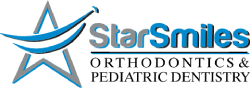 Star Smiles Orthodontics and Pediatric Dentistry logo The Star Smiles Orthodontics and Pediatric Dentistry logo, seen in Bloomingdale or Naperville, IL, features a stylized star and a curved blue line that forms a smile.